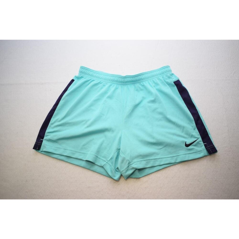 Nike‎ Gym Shorts Dri Fit Performance Blue Athletic Running Womens Size Medium
